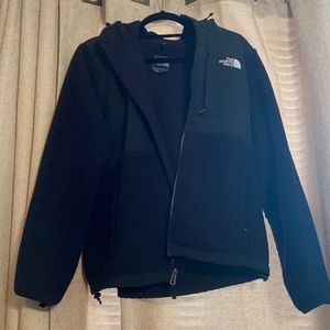 The North Face Black Denali with Hood